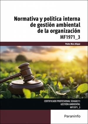 NORMATIVA Y POLITICA INTERNA DE GESTION AMBIENTAL DE LA ORGANIZACION | 9788428371117 | MAS, PEDRO