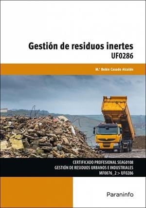 GESTION DE RESIDUOS INERTES | 9788428373067 | CASADO, BELEN