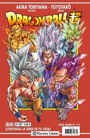 DRAGON BALL SERIE ROJA 327 / SUPER 116 | 9791387921545 | TORIYAMA, AKIRA