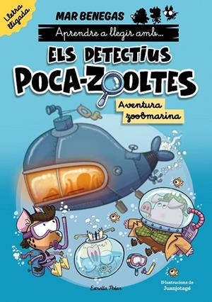 APRÈN A LLEGIR AMB ELS DETECTIUS POCA-ZOOLTES LLETRA LLIGADA 01. AVENTURA ZOOBMARINA | 9791387903992 | BENEGAS, MAR