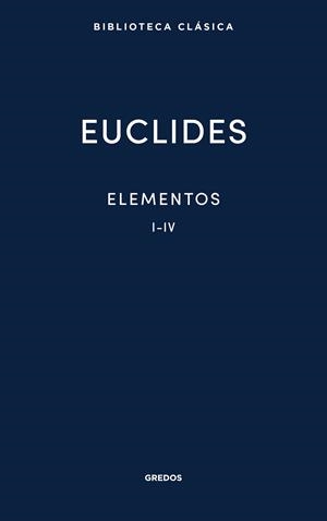 ELEMENTOS I-IV | 9788424941345 | EUCLIDES