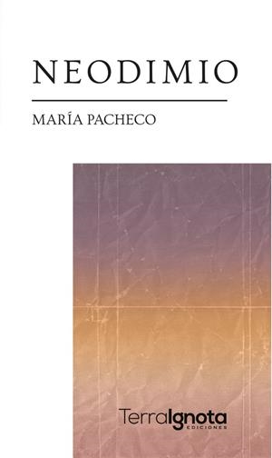 NEODIMIO | 9791399144567 | PACHECO, MARÍA