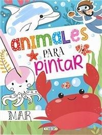 ANIMALES DEL MAR PARA PINTAR | 9788410694781