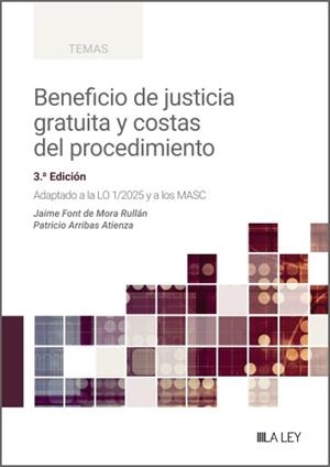 BENEFICIO DE JUSTICIA GRATUITA Y COSTAS DEL PROCEDIMIENTO 3ED | 9791388078064 | FONT DE MORA RULLAN, JAIME