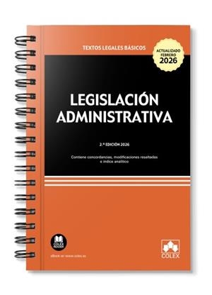 LEGISLACIÓN ADMINISTRATIVA | 9791370116019 | EDITORIAL COLEX, S.L.