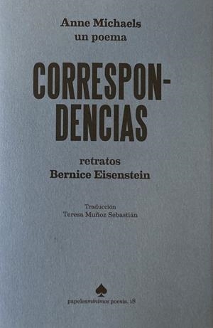 CORRESPONDENCIAS | 9791399024852 | MICHAELS, ANNE / EISENSTEIN, BERNICE