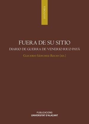 FUERA DE SU SITIO | 9788497179263 | SANCHEZ RECIO, GREGORIO