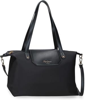 BOLSO TOTE LEIRE NEGRE GRAN PEPE JEANS | 8447444008797
