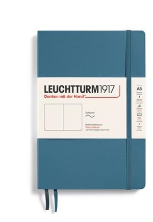 NOTEBOOK POCKET A6 SOFTCOVER STONE BLUE | 4004117610905