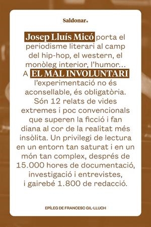 MAL INVOLUNTARI, EL | 9788419571724 | MICO, JOSEP LLUÍS
