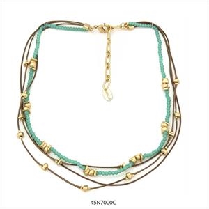 COLLAR DRISS CURT DAURAT, TURQUESA,MARRO | 45n7000c