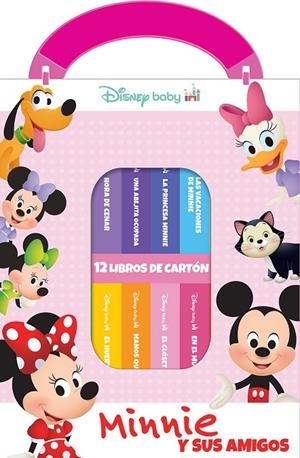 DISNEY BABY : MINNIE Y SUS AMIGOS - MI PRIMERA BIBLIOTECA - 12 LIBROS DE CARTON - | 9798384602859