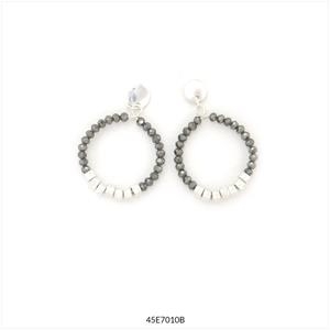 ARRECADES DEMI PLATA ANTRACITA ARO | 45e7010b