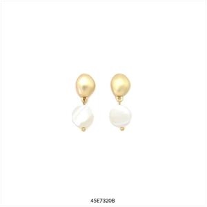 ARRECADES SHELL DAURADES I NACAR | 45E7320B