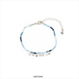 PULSERA FRESH PLATA I BLAUS | 45b7390a