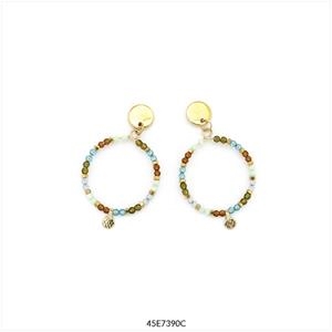 ARRECADES FRESH DAURADES MARRONS I BLAUS | 45e7390c