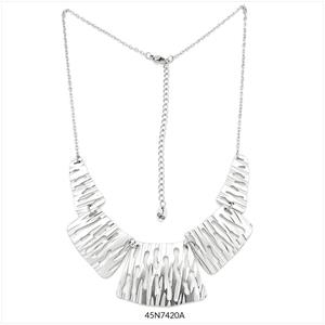 COLLAR VAIANA INOX. CURT RECTANGLES | 45n7420a