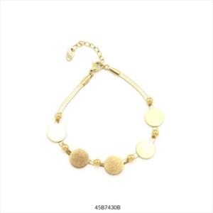 PULSERA VAIANA INOX DAURADA TOPOS | 45b7430b
