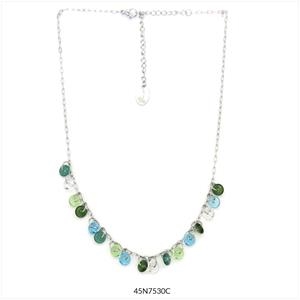 COLLAR SHIVA PLATEJAT I BLAUS CURT | 45n7530c