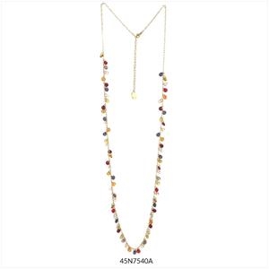 COLLAR SHIVA GOLD  LLARG  MARRONS | 45n7540a