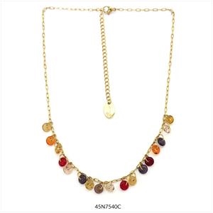 COLLAR SHIVA GOLD CURT MARRONS | 45n7540c
