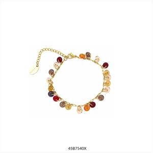 PULSERA SHIVA GOLD MARRONS | 45b7540x