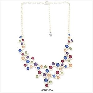 COLLAR VINYET PLATEJAT CURT RIGID COLORS | 45n7580a