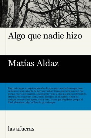 ALGO QUE NADIE HIZO | 9791399131116 | ALDAZ, MATIAS