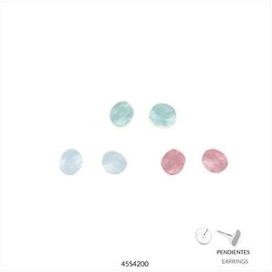 ARRECADES TOPO PLATA IRREGULAR PRIMAVERA | 45s4200