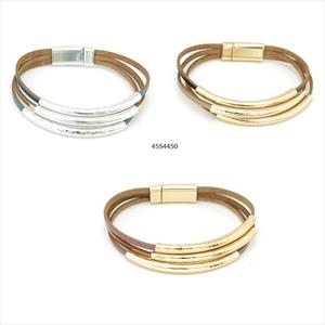 PULSERA SNAKE  CUIR MARRO | 45s4450