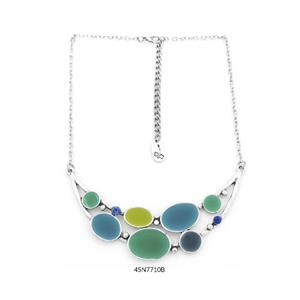 COLLAR SILVER COLOR I BLAUS VERDS | 45n7710b