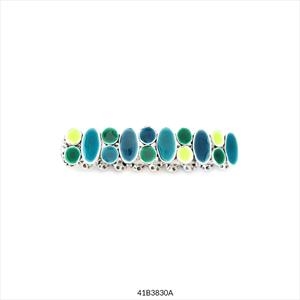 PULSERA SILVER MULTI BLAUS-VERDS | 41b3830a