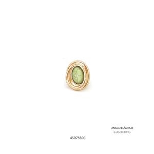 ANELL GOTIC-GRACE DAURAT VERD | 45r7550c