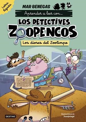 APRENDE A LEER CON... LOS DETECTIVES ZOOPENCOS LETRA LIGADA 2. LOS DIOSES DEL ZO | 9788408318026 | BENEGAS, MAR