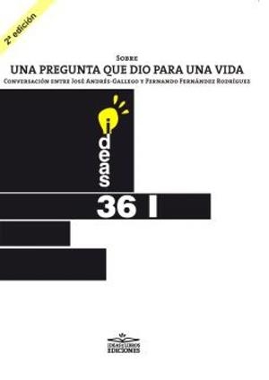 SOBRE UNA PREGUNTA QUE DIO PARA UNA VIDA | 9791388088049