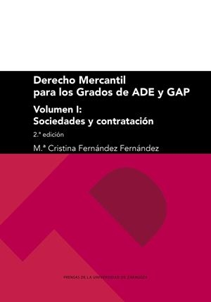 DERECHO MERCANTIL PARA LOS GRADOS DE ADE Y GAP | 9791387705572 | FERNANDEZ FERNANDEZ, M.ª CRISTINA