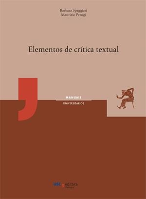 ELEMENTOS DE CRÍTICA TEXTUAL | 9788410142916 | SPAGGIARI, BARBARA / PERUGI, MAURIZIO