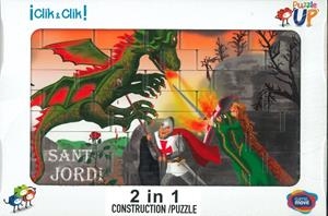 PUZZLE SANT JORDI 48 PECES DE PLÀSTIC | 9999900014020