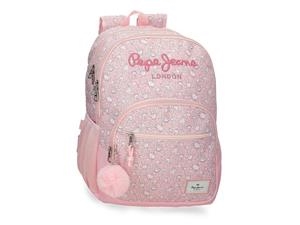 MOTXILLA GRAN 44 CM. ROSA CLAR MIA PEPE JEANS | 8447444017584