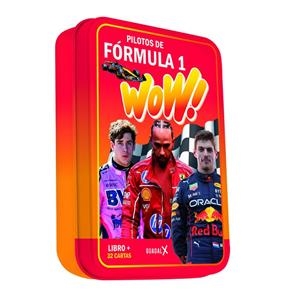 PILOTOS DE FÓRMULA 1 (WOW! LATA) (LIBRO+32 CARTAS) | 9786316696076
