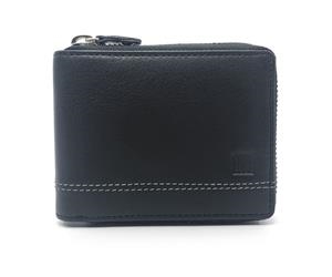 CARTERA PELL HOME NEGRE CREMALLERA | 9999900030013
