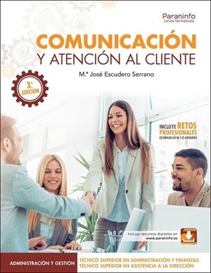 COMUNICACIÓN Y ATENCIÓN AL CLIENTE (3 EDICIÓN 2026) | 9788428334754 | ESCUDERO, Mª JOSE