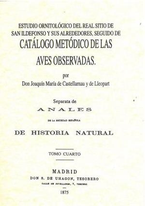 CATALOGO METÓDICO DE LAS AVES OBSERVADAS | 9788460789222 | DE CASTELLARNAU, JOAQUIN MARIA