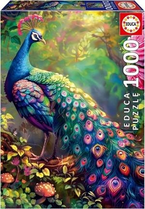 PUZLE 1000 PECES JARDIN DEL PAVO REAL | 8412668202627