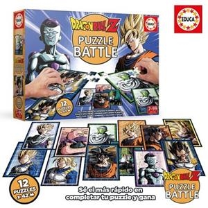 DRAGON BALL Z PUZLE BATTLE 12 PUZLES DE 42 | 8412668204188