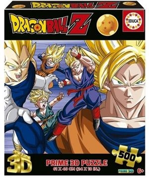 PUZLE 3D LENTICULAR 500 PECES DRAGON BALL | 8412668202740