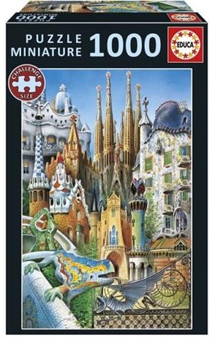 PUZLE MINIATURE 1000 PECES GAUDI | 8412668203761