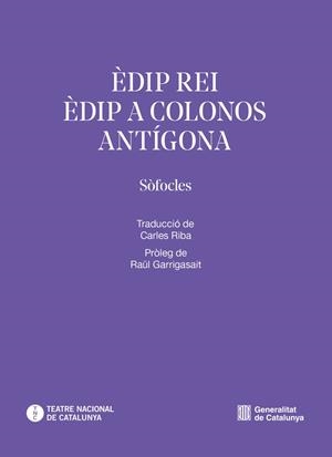 ÈDIP REI. ÈDIP A COLONOS. ANTÍGONA | 9791387889265 | SÒFOCLES