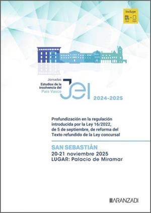 ESTUDIOS DE LA INSOLVENCIA DEL PAIS VASCO. JORNADAS DONOSTI (20-21 NOVIEMBRE 2025) | 9788410858138 | HERBOSA MARTINEZ, INMACULADA / MARTIN, JOSÉ MANUEL