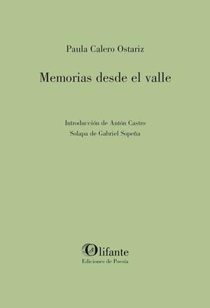 MEMORIAS DESDE EL VALLE | 9791399086140 | CALERO, PAULA